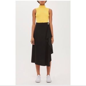 TOPSHOP WATERFALL PENCIL SKIRT